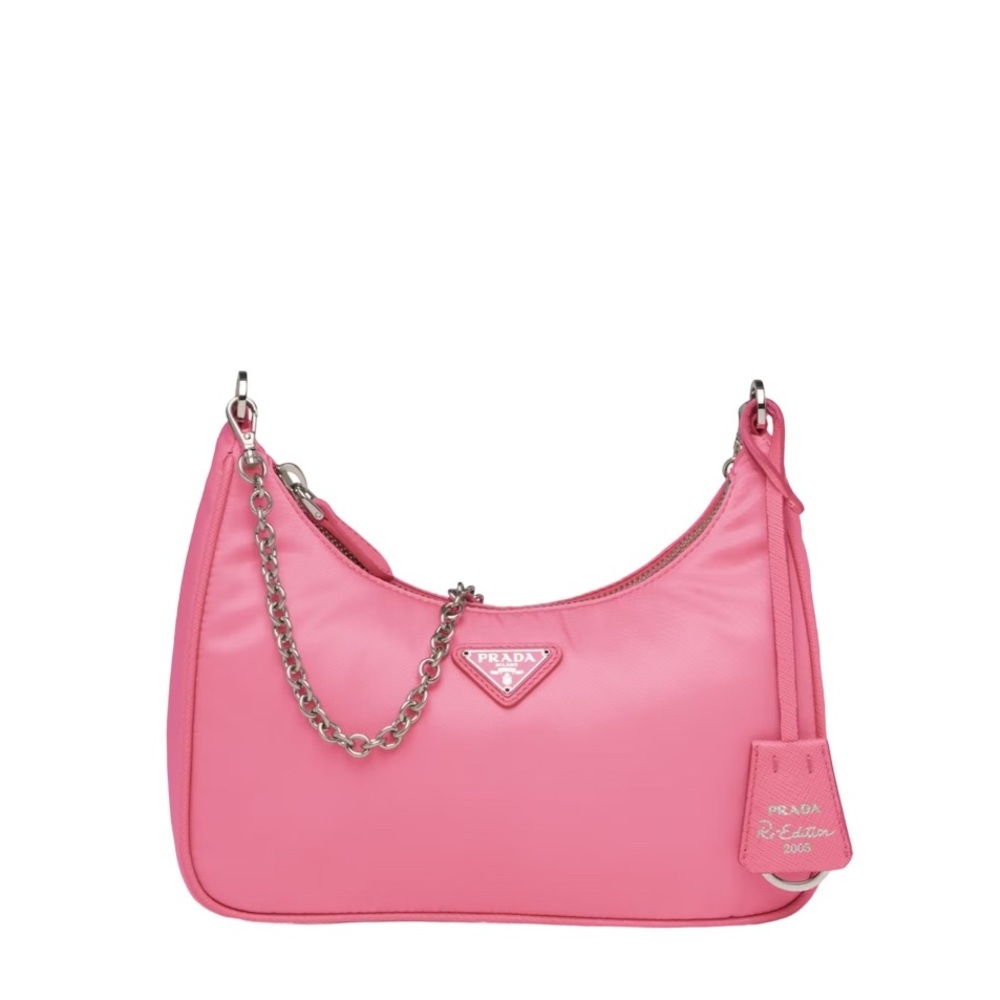 New!!! Prada Re-Edition 2005 Re-Nylon Shoulder/Crossbody Bag in Begonia Pink - Picture 11 of 16